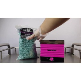 Waxness Spa Choice Aloe Vera Hard Wax Beads 2.2 lb / 1 kg Made in Italy