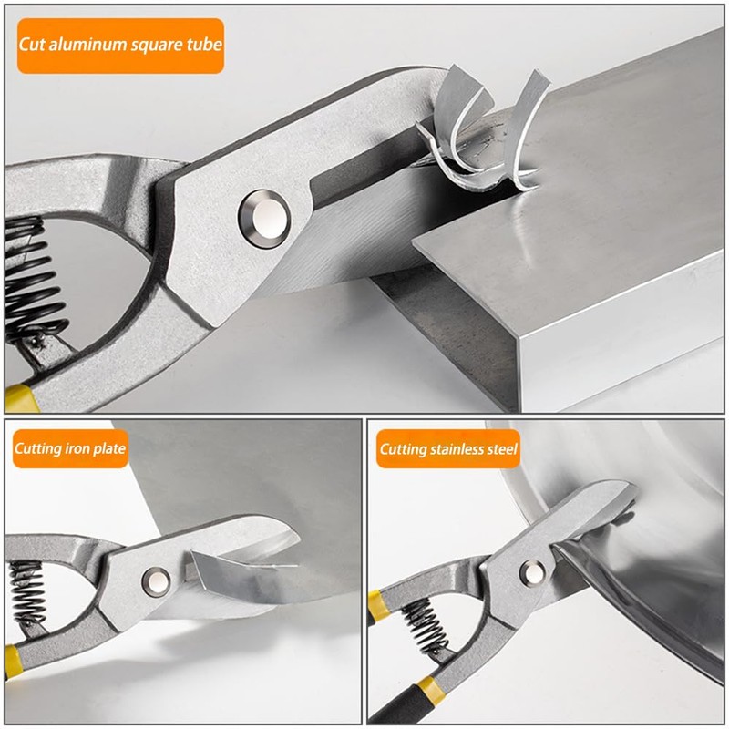 2PCS Aviation Snip,Metal Shears with Forged Blade, Heavy Duty Metal