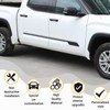 Body Side Door Molding Guard Cover Trims Compatible with Toyota