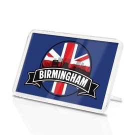 1 x Birmingham Square Magnet - England UK GB Flag City Travel Holiday Fridge Magnetic Travel Souvenir Holiday Family Friend Women Men #83140