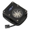 PC Water Cooling Meter, 12V 3pin G1/4 Thread Acrylic Rustproof