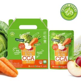 Holberry 홀베리 아침엔클렌즈 유기농 CCA주스_4박스(56포) Holberry Morning Cleanse Organic CCA Juice_4 Boxes (56 Packs)