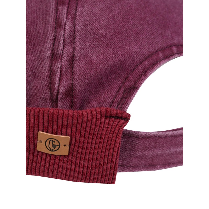 SCHIETWETTER Mens Dockerscap Sailor Harbor Hat 100% Cotton, bordeaux