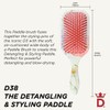 Denman D38 Floral Fantasies Power Paddle Brush