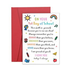 First Day of College Cards for Teen Boys Girls,Off to College Cards,3rd 5th 6th 8th Grade School Supplies for Son Daughter,Leaving for College Gifts for Students,Dorm Room Essentials for Guys