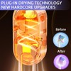 Wall Mounted Toothbrush Holder with Auto-Inductive Cover,Clean, Dry,LED Smart Screen,Electric