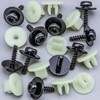 Rexka 10 Sets Engine Splash Shield Screws for Ford -