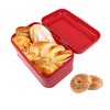 Retro Metal Bread Box for Kitchen Counter - Large Capacity