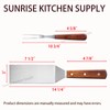 SUNRISE Stainless Steel Turner Spatula & Meat Fork 10.5" Fork