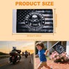 Espear 6''x10'' Flag for Harley Motorcycles, 2nd Amendment Flags, Double-Sided