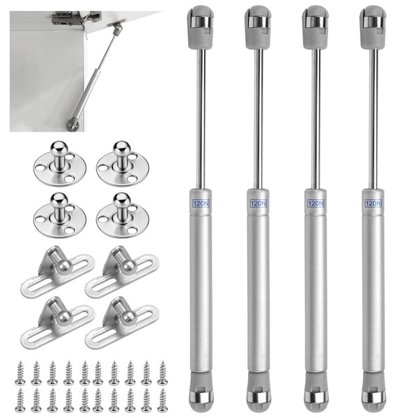 Pack of 4 Hydraulic Gas Spring 120 N/12 kg Furniture