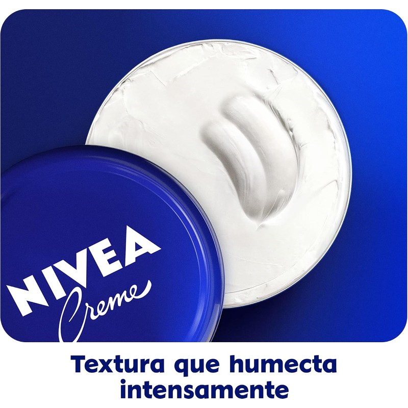 NIVEA Creme (100ml), crema humectante de larga duración para el