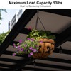 EASYKEENECOM 6 Pack Hanging Basket Chains 3 Point 15 Inch