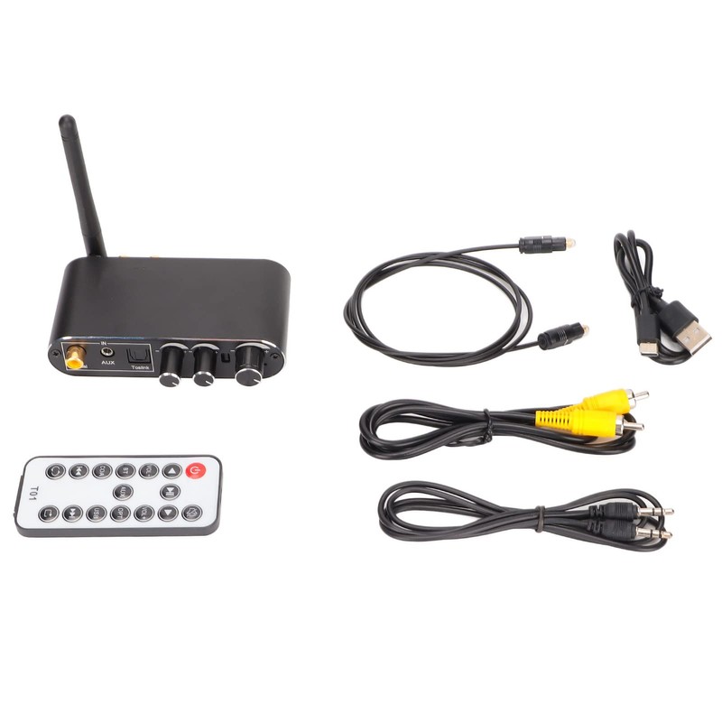 Convertidor de Audio Digital a Analógico Bluetooth Convertidor óptico a