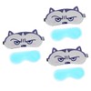 Baluue Pcs Eye Mask for Sleep Cartoon Print Hot Cold