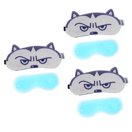 Baluue Pcs Eye Mask for Sleep Cartoon Print Hot Cold Compress Reduce Eye Strain for