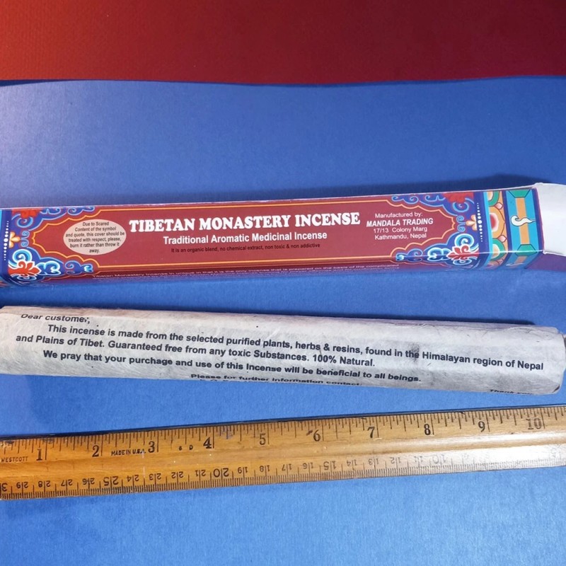 Tibetan Monastery Incense, Traditional Aromatic Medicinal Incense - Nepal