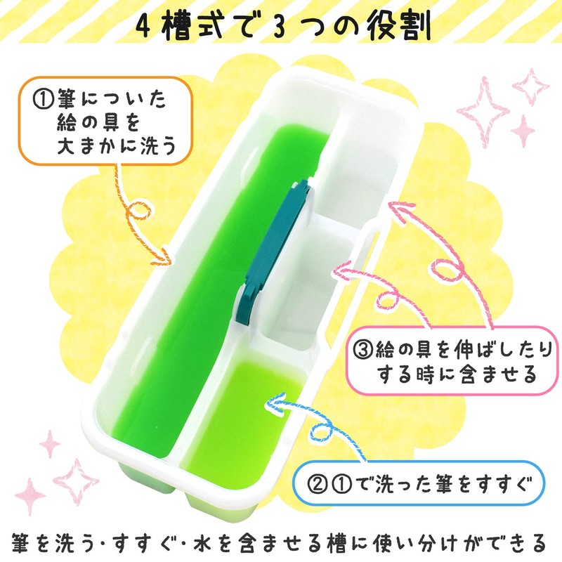 サクラクレパス 筆洗 角型 大 GS-FAE
