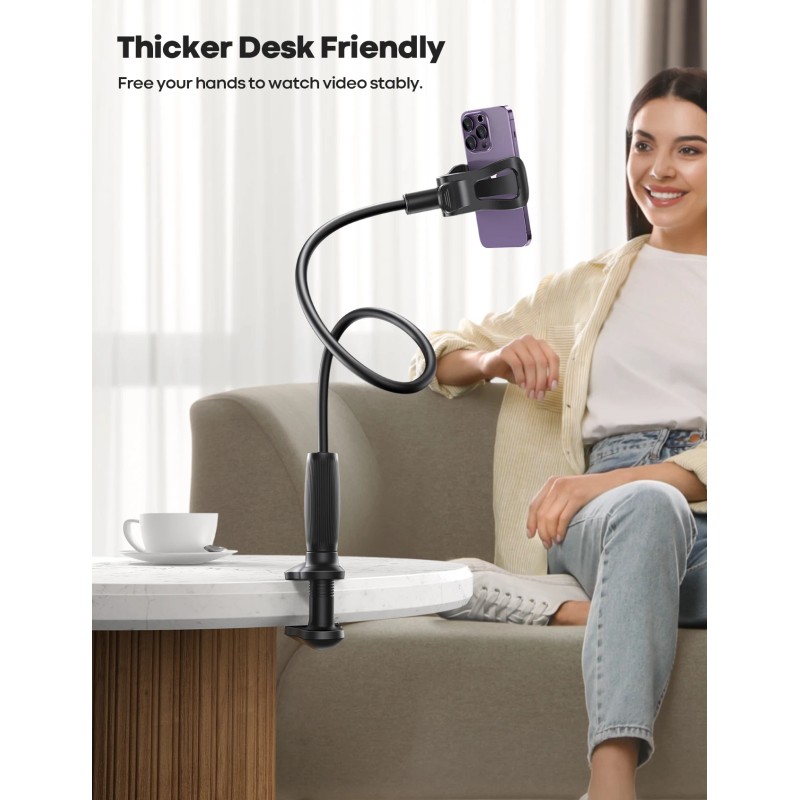 Lamicall STGP01 Universal Phone Mount Extra Long Flexible PVC Arm