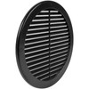 HVAC OV ø8" Inch Black Plastic Round Soffit Vent -