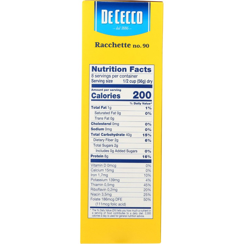 DE CECCO PASTA Racchette Pasta, 16 OZ