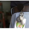 2 Pack - Heavy Duty Retractable Badge Reel with Key