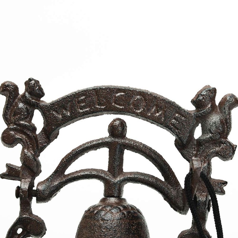 Sungmor Classic Cast Iron Tabletop Hand Bell Dinner Bell -