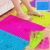 Home foot massage acupressure mat-blue puzzle type acupressure plate TPE prefabricated mat 5ea