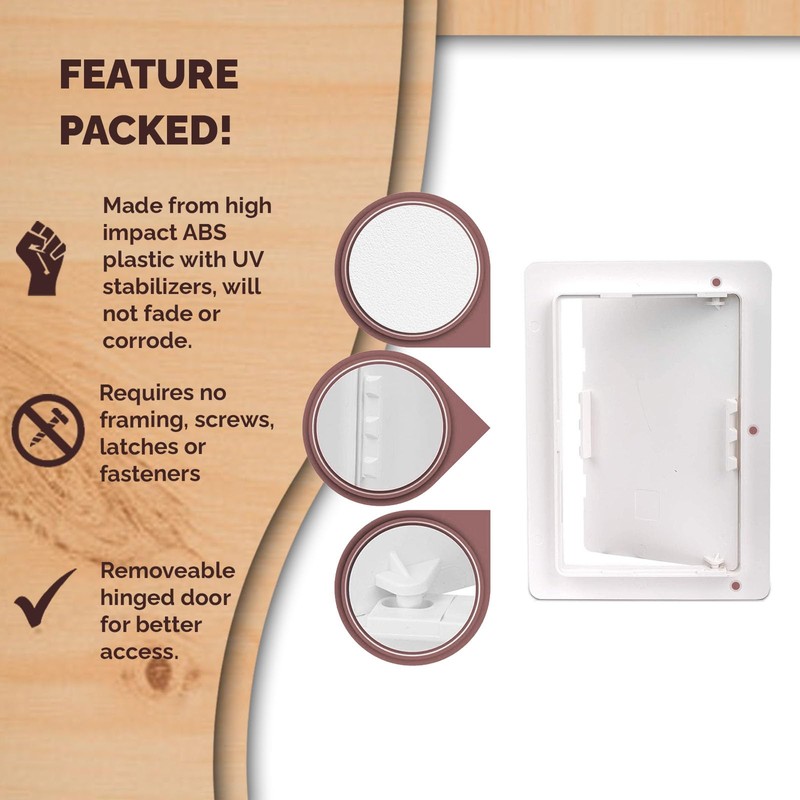 Morvat Access Panel 6x9 Inch for Drywall & Ceiling with