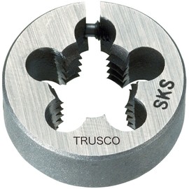 TRUSCO Round Dice 25 Diameter yunifai Screw 7/16unf20 (SKS) t25d716unf20 