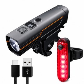 Bicycle Light Waterproof Bike Lamp Type-C Charging MTB Road Cycling Headlights High Lightness Daytime Safety