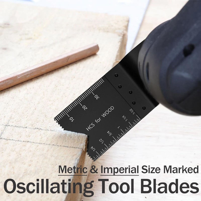 Bestgle 10 Pcs Oscillating Tool Blades, Professional Oscillating Multitool Blades