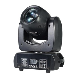 Iverens 100W LED Moving Head DJ Lights，7 Gobos 8 Colors LED Beam Light,DMX 512 Control Stage Light for KTV Party Room