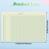 Fulmoon 5 Pack 250 Sheets Ledger Paper Accounting Columnar Pads