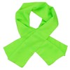 tiemart Solid Color Scarf (9" X 45", Hot Lime Green)