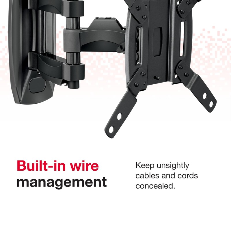Rocketfish - Full-Motion TV Wall Mount for Most 19" -