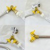 Fdit Conector Doble de Grifo de Adaptador de Manguera de