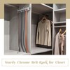 Blulu 2 Pcs 13.8'' Sliding Tie Rack Hangers for Closet,