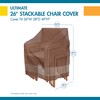 Duck Covers Ultimate Waterproof 28 Inch Stackable Patio Chair Cover,