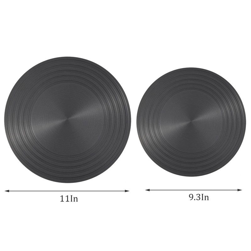 WUWEOT Gas Stove Diffuser Set of 2, 9.3'' & 11''