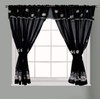 Householdfurnishing Embroidered Kitchen Window Pair Curtains Set Rod Pocket with