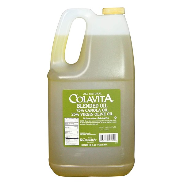 Colavita, Canola 75/25 Virgin Olive Oil, 1 Gallon (6 Count)