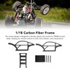 1/18 Carbon Fiber Frame Black Flexibility Carbon Fiber Chassis Kit