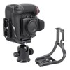 L Bracket Quick Release Plate Vertical Shooting with Battery Grip