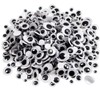 TOAOB 800pcs Black Plastic Googly Wiggle Eyes Self Adhesive Round