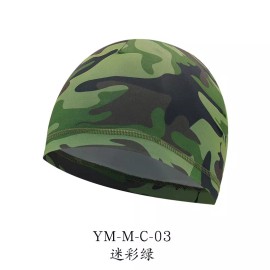 843  Sweat Wicking Cooling flag Dome Skull Cap Helmet Liner Sport Beanie durag Hat - Camouflage