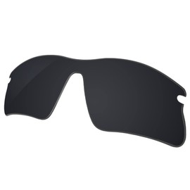 Galvanic Replacement Lenses for Oakley Radar Range Sunglasses - Black Polarized