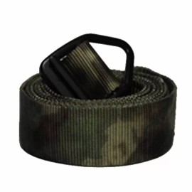 Tacticshop Tactical Belt - Reinforced Nylon, MOLLE Compatible, Adjustable Fit | A-TAC Green