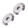 2Pcs Fiber Cleaver Blade Tungsten Carbide 20mm 16 Sides Cutting