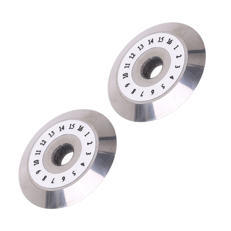 2Pcs Fiber Cleaver Blade Tungsten Carbide 20mm 16 Sides Cutting